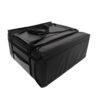 Torba termiczna Deliterm 50 cm / 4 kartony – przód zamkniętej torby Torba na pizze 50 cm Deliterm na 4 kartony – widok przodu zamkniętej torby termicznej z kieszenią i wzmocnioną konstrukcją